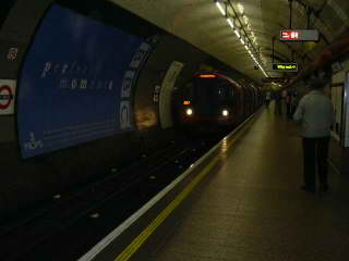 ロンドンの地下鉄